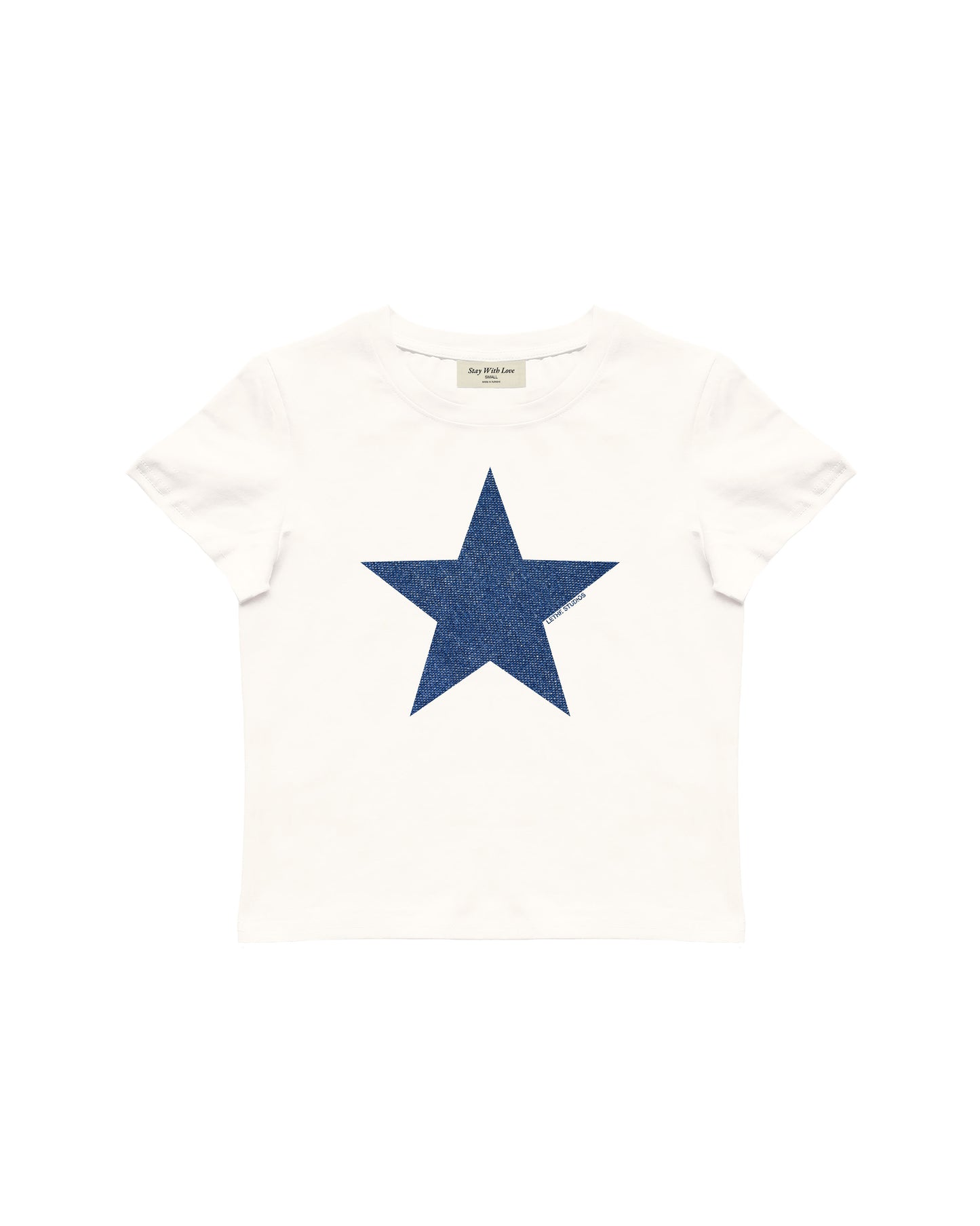 DENIM STAR BABY TEE