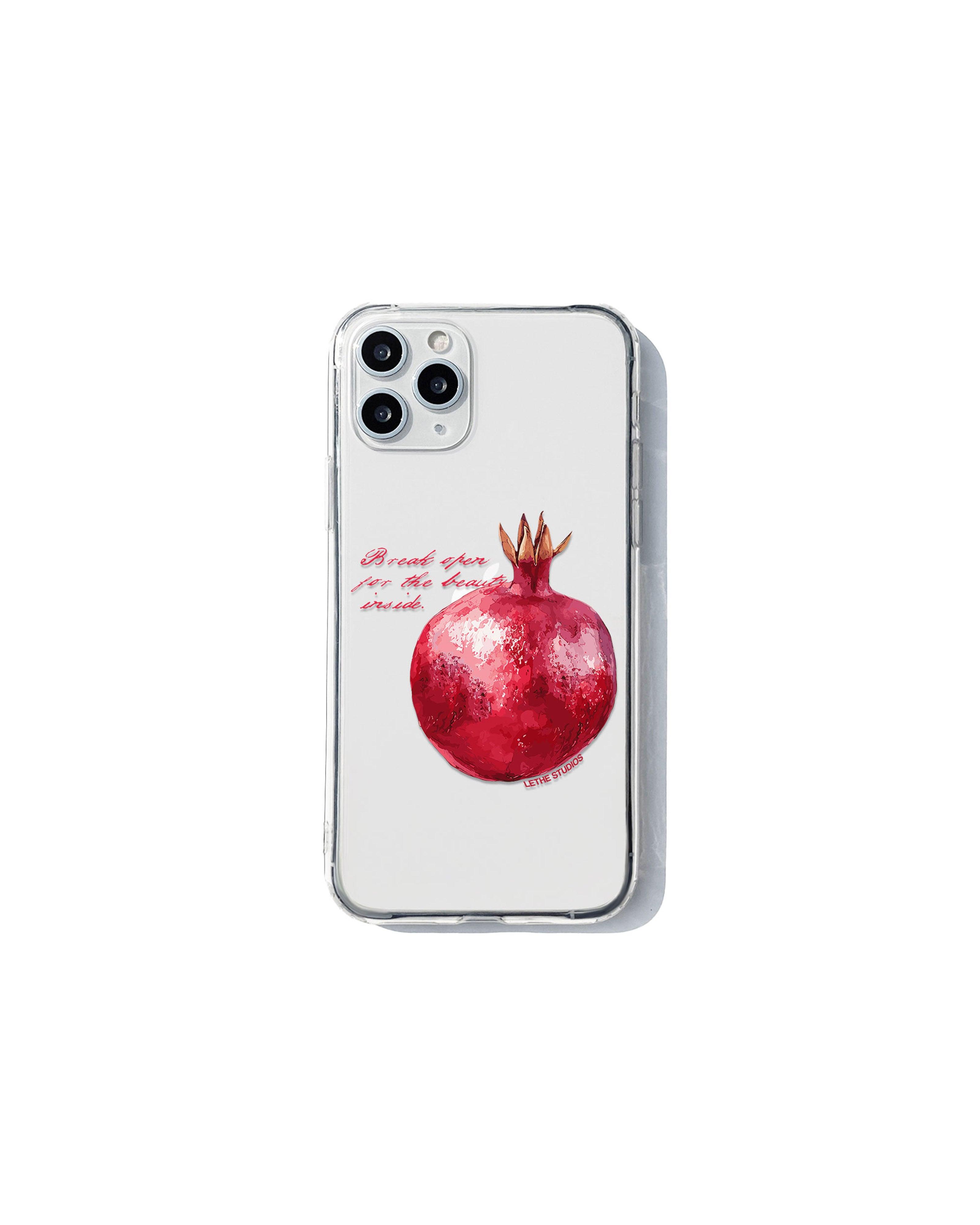 POMEGRANATE PHONE CASE – Lethe Studios POMEGRANATE PHONE CASE – Lethe Studios