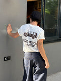 Gone Before Sunrise T-Shirt - Ekru - Boxy Fit - Lethe Studios