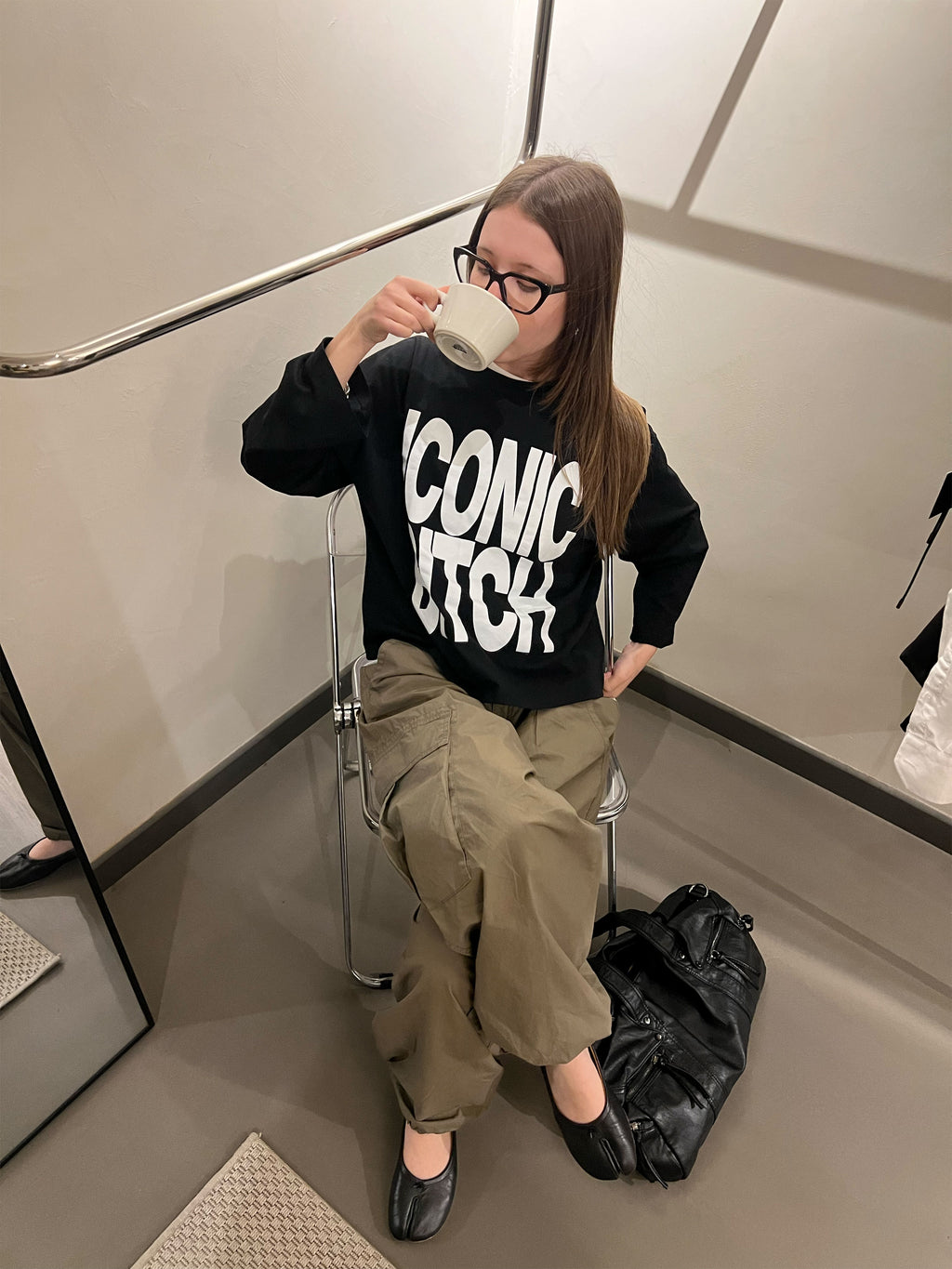 ICONIC BITCH LONG-SLEEVED T-SHIRT