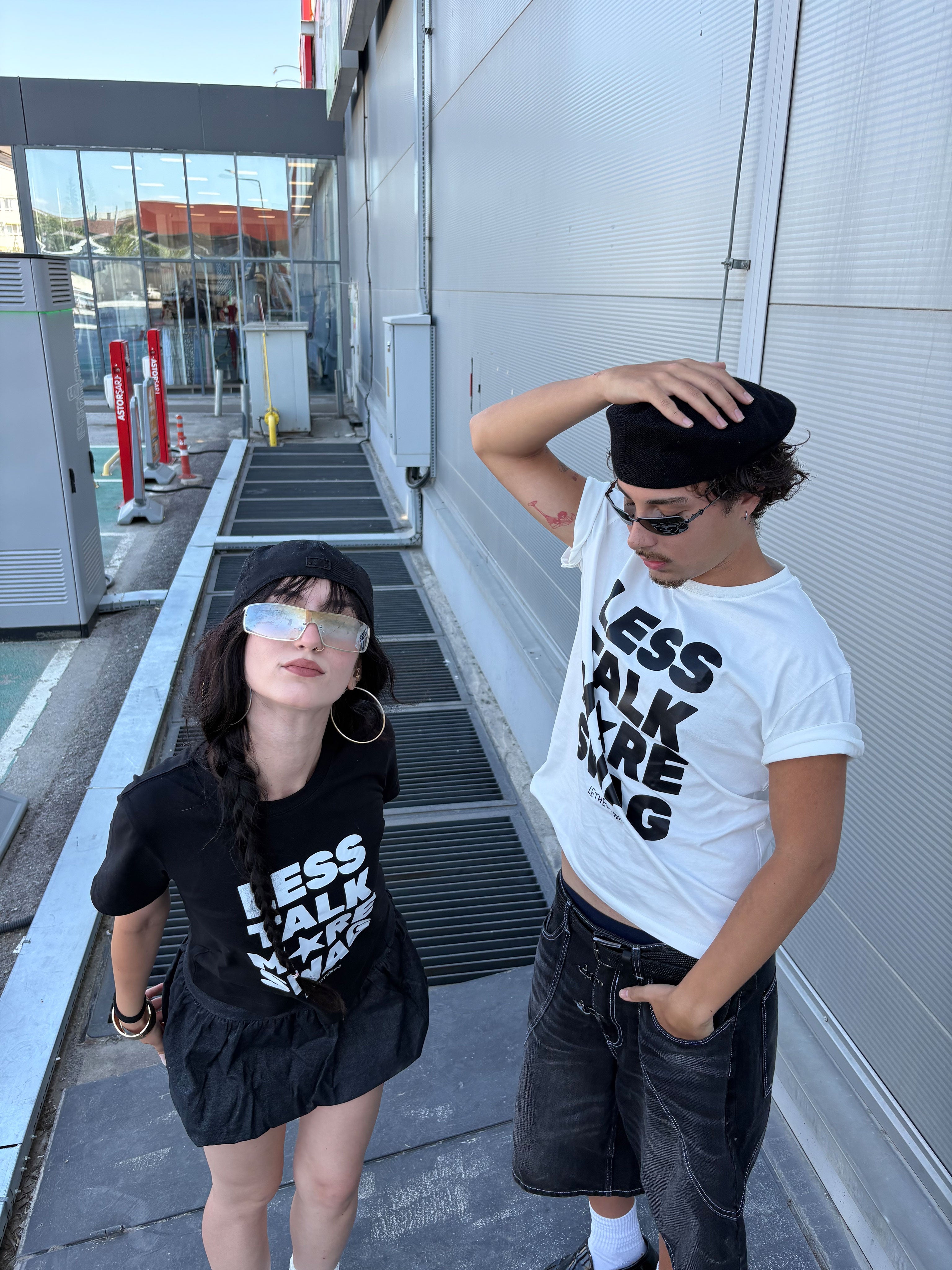 More Swag T-Shirt - Ekru - Boxy Fit - Lethe Studios