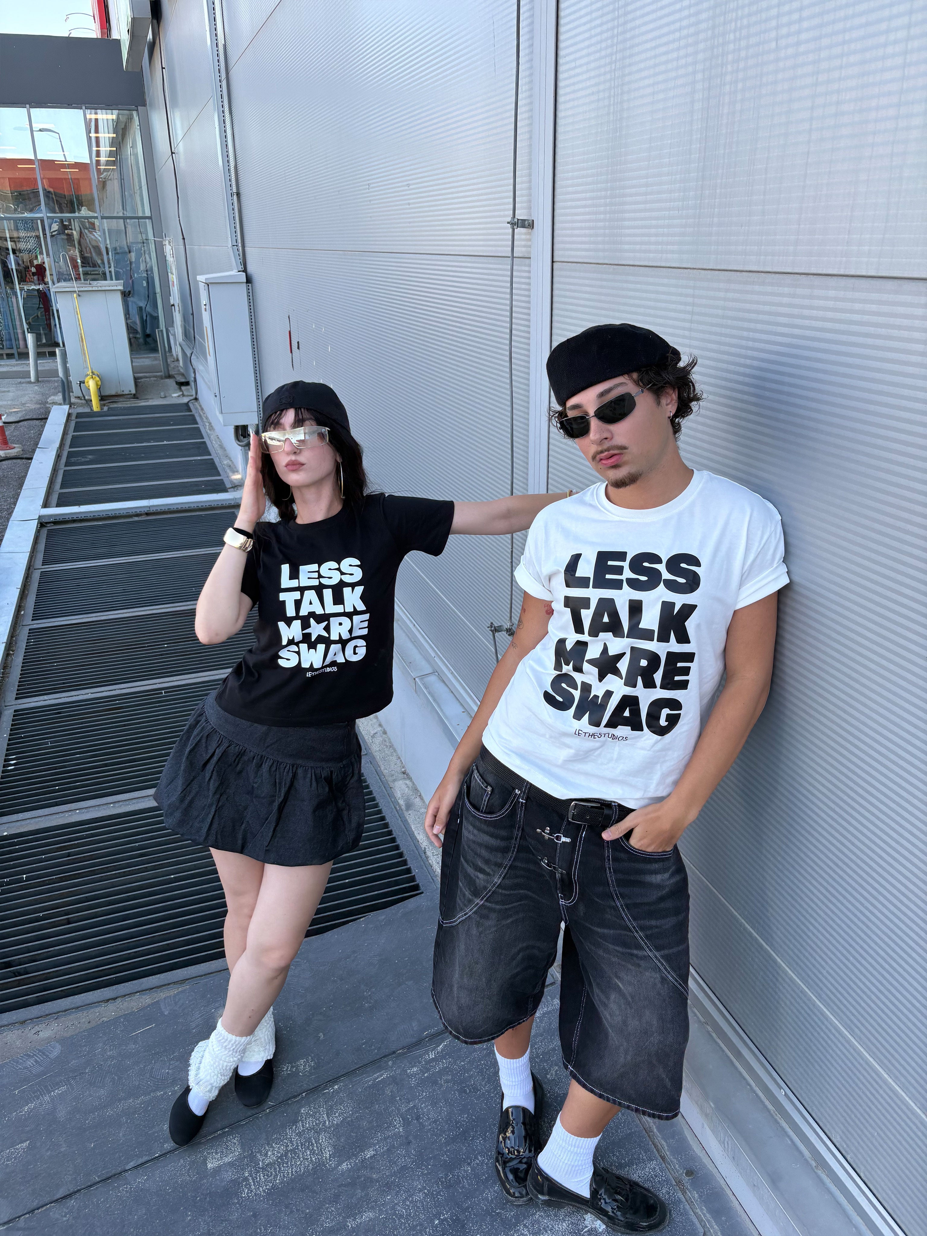 More Swag T-Shirt - Ekru - Boxy Fit - Lethe Studios