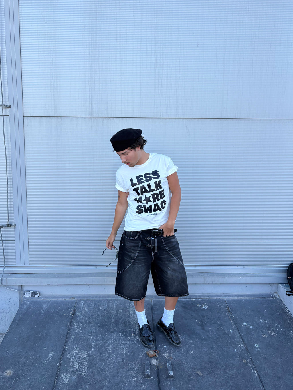 More Swag T-Shirt - Ekru - Boxy Fit - Lethe Studios