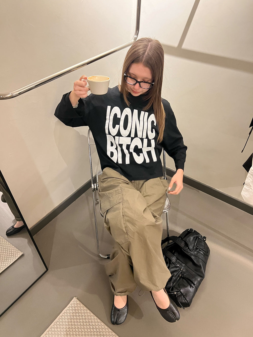 ICONIC BITCH LONG-SLEEVED T-SHIRT