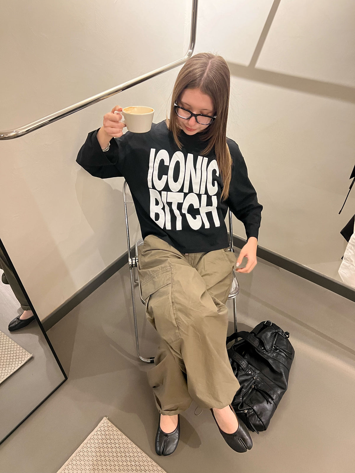 ICONIC BITCH LONG-SLEEVED T-SHIRT