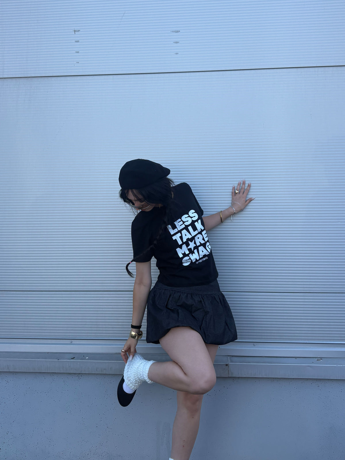 More Swag Baby Tee - Ekru - Baby Tee - Lethe Studios