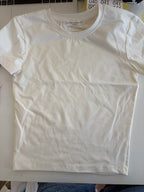 LETHE BABY TEE 010 - EKRU, MEDIUM