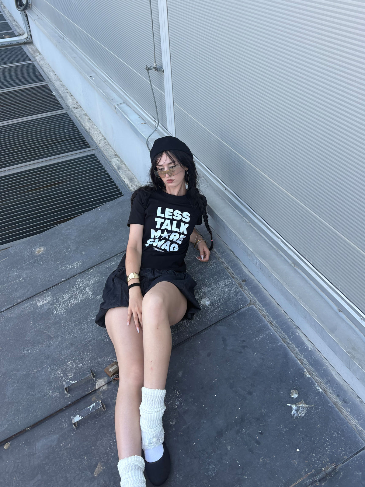 More Swag Baby Tee - Ekru - Baby Tee - Lethe Studios