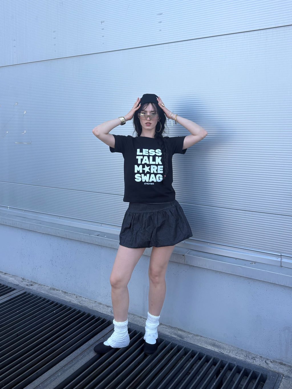 More Swag Baby Tee - Ekru - Baby Tee - Lethe Studios
