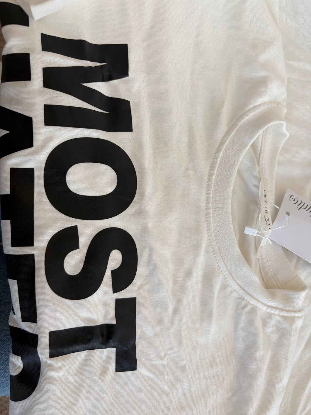 MOST HATED BOY T-SHIRT 013 - EKRU, SMALL