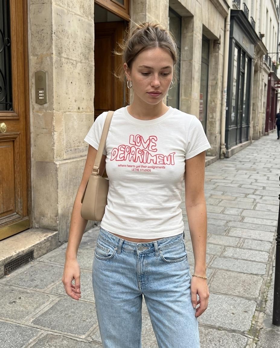 LOVE DEPARTMENT BABY TEE