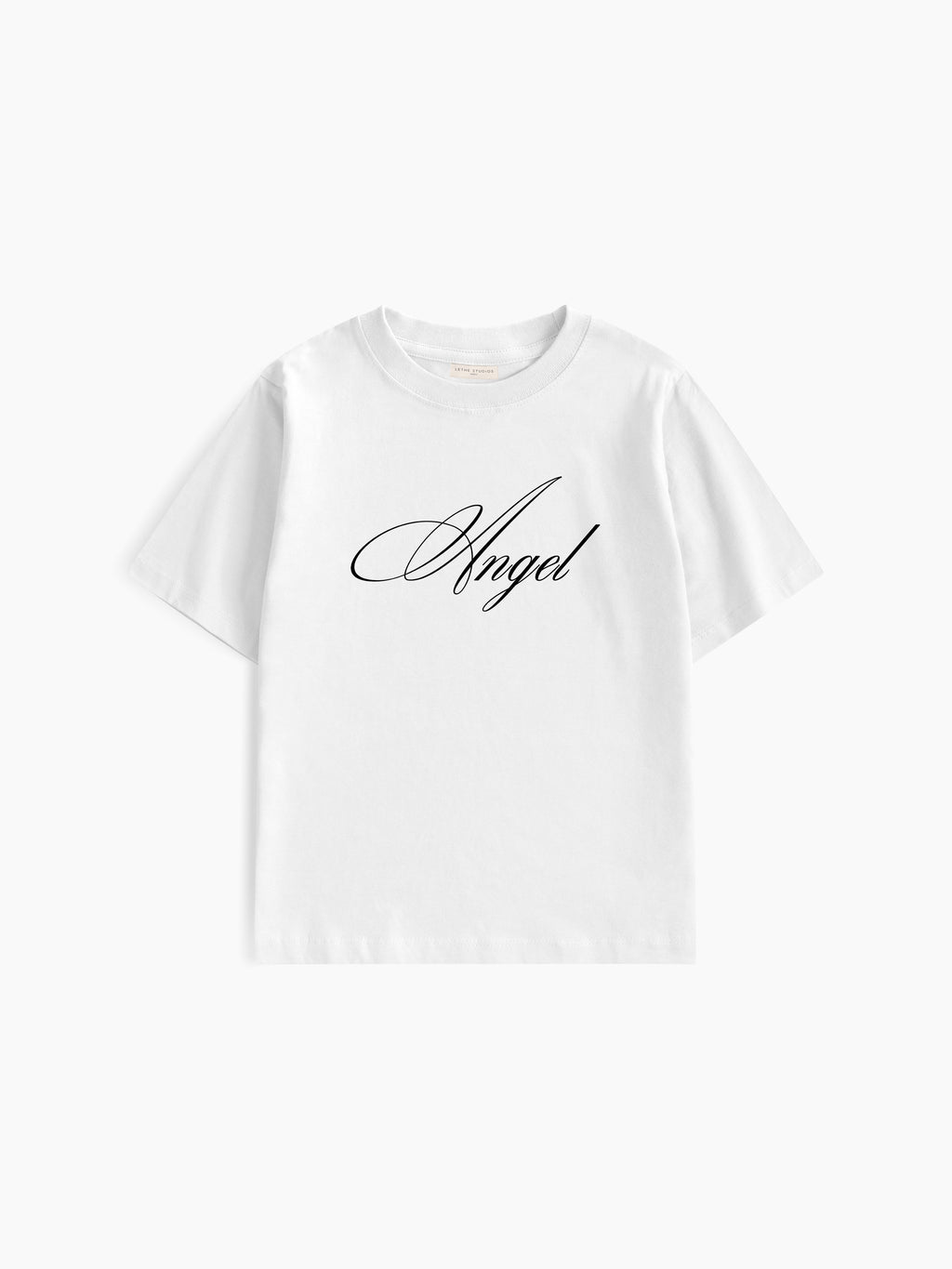 Angel Baby Tee - Ekru - Baby Tee - Lethe Studios