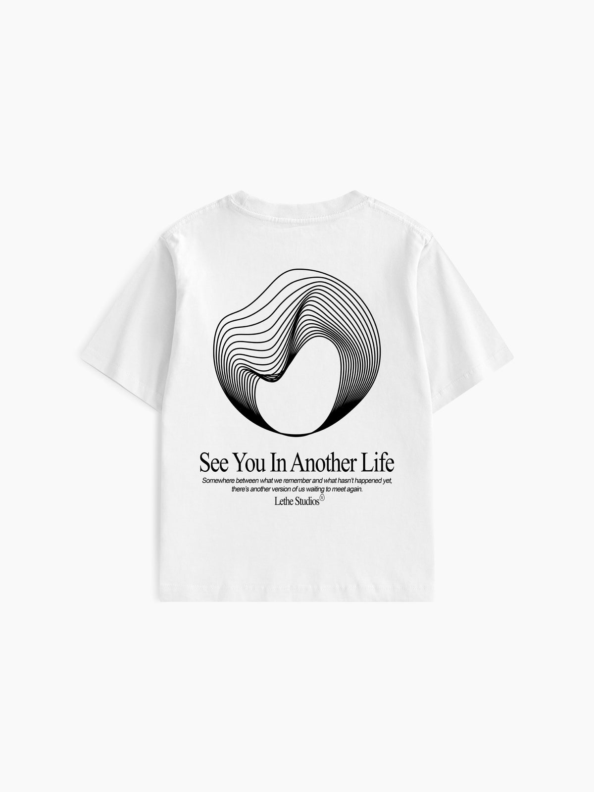 Another Life Baby Tee - Ekru - Arka - Baby Tee - Lethe Studios