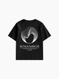 Another Life Baby Tee - Siyah - Arka - Baby Tee - Lethe Studios