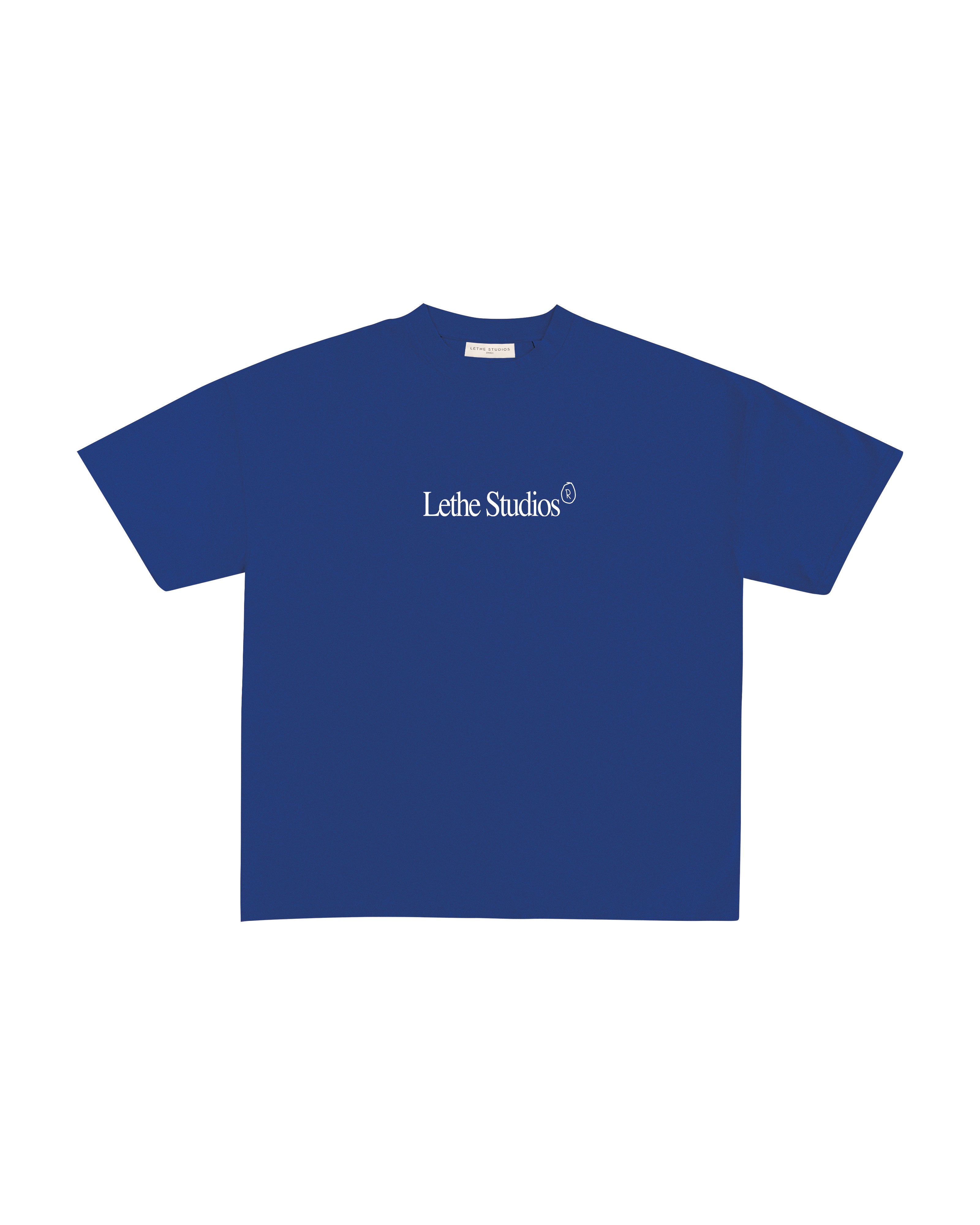 Another Life T-Shirt - Saks Mavisi - Ön - Boxy Fit - Lethe Studios