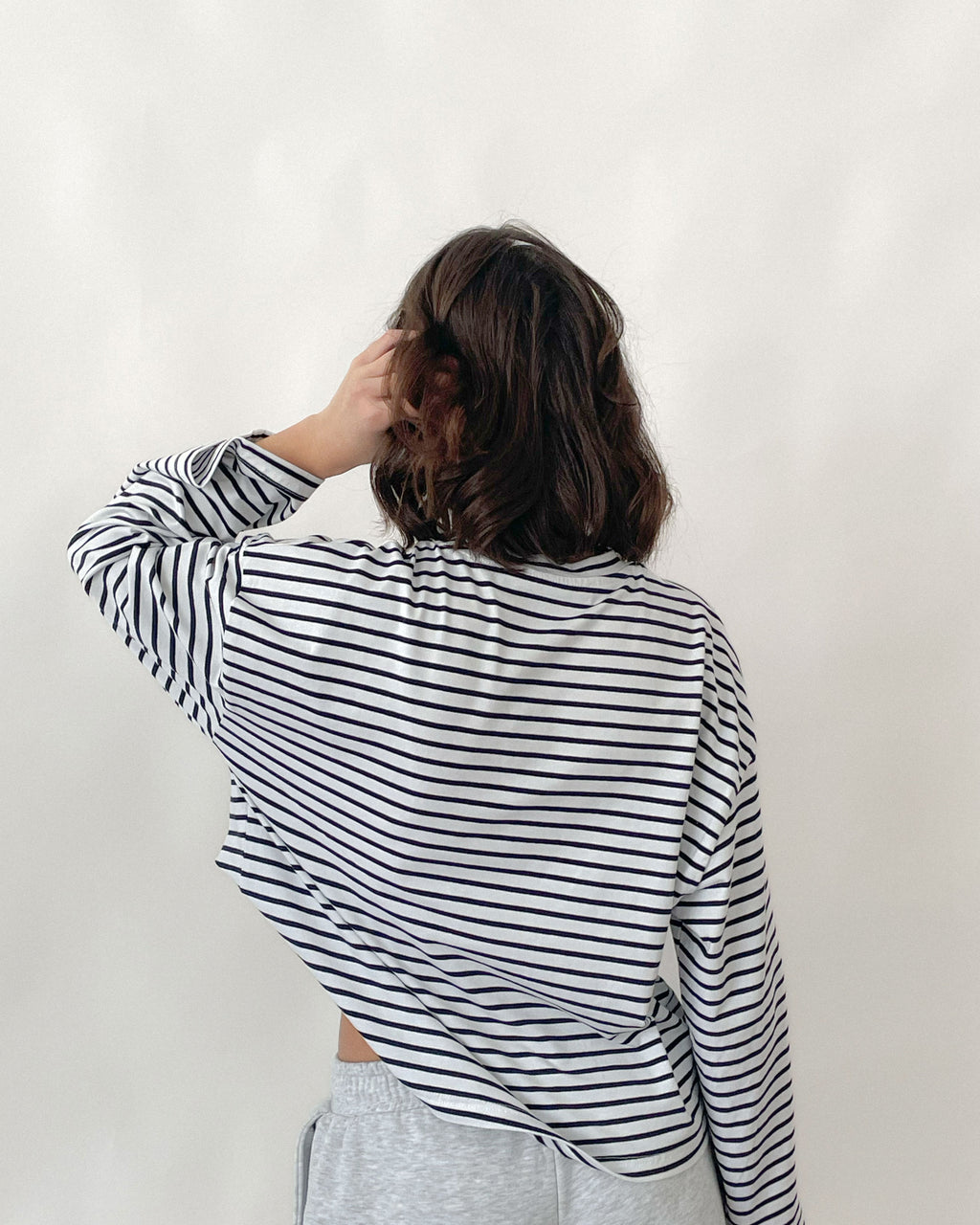 ÇİZGİLİ UZUN KOLLU T-SHIRT