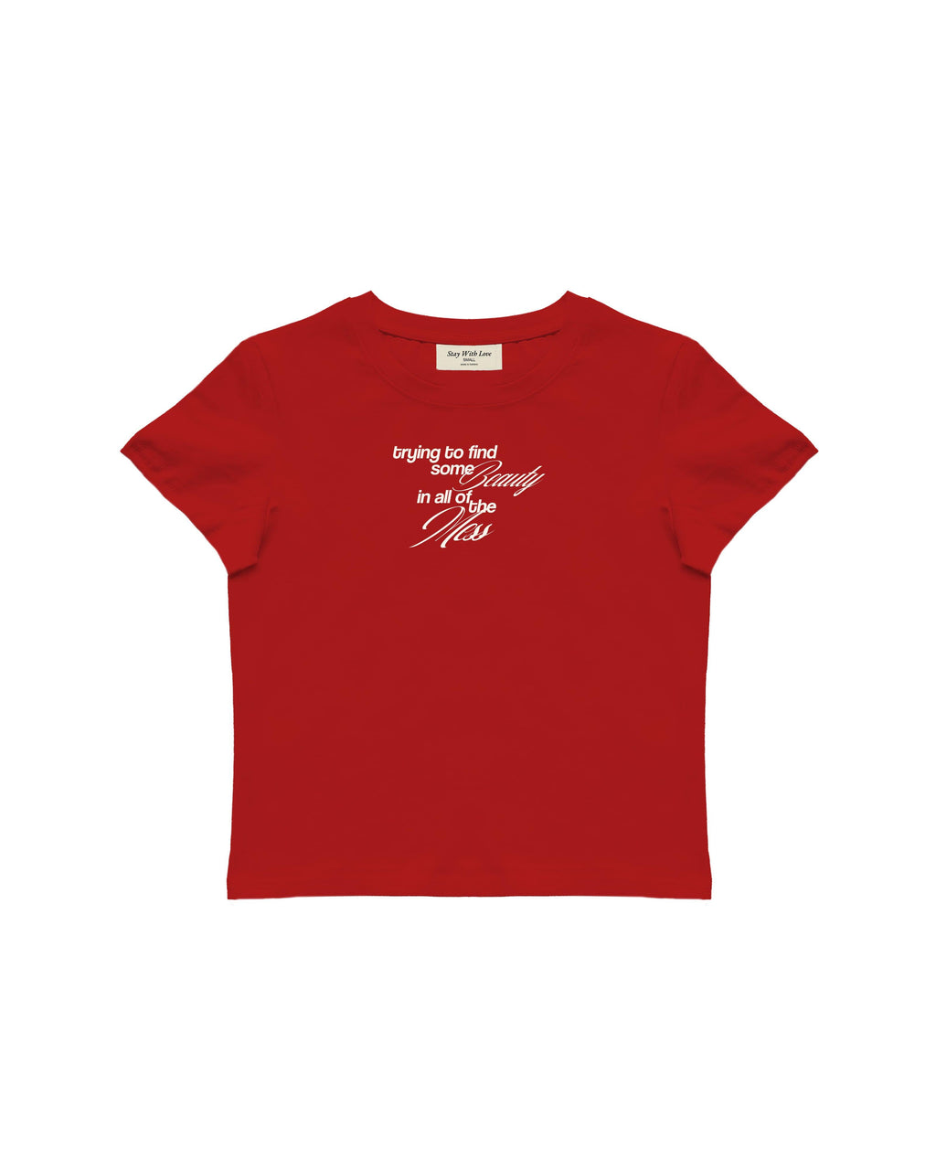 BEAUTY IN THE CHAOS BABY TEE