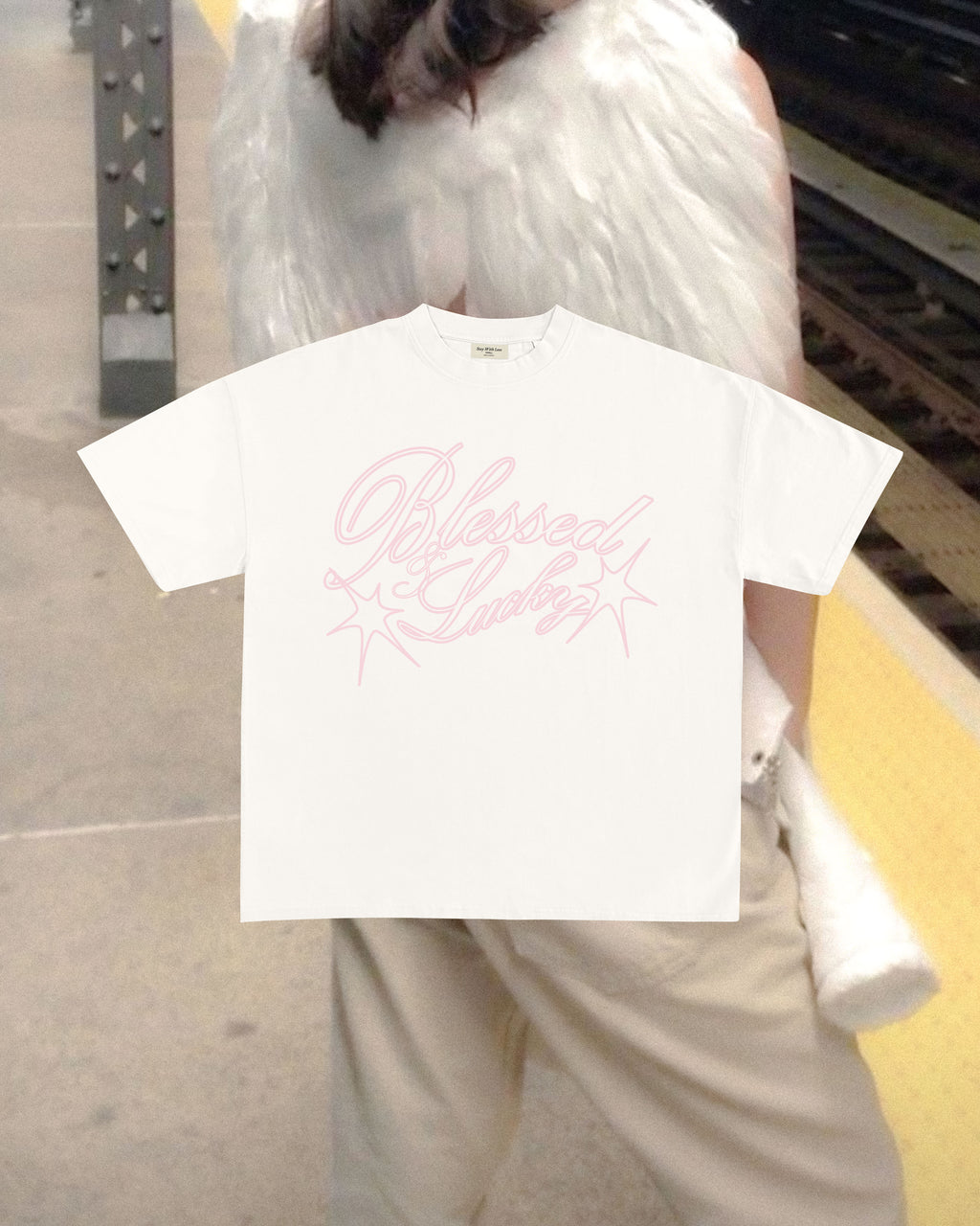 BLESSED & LUCKY T-SHIRT