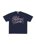 BLESSED AND LUCKY T-SHIRT 017 - LACİVERT, MEDIUM