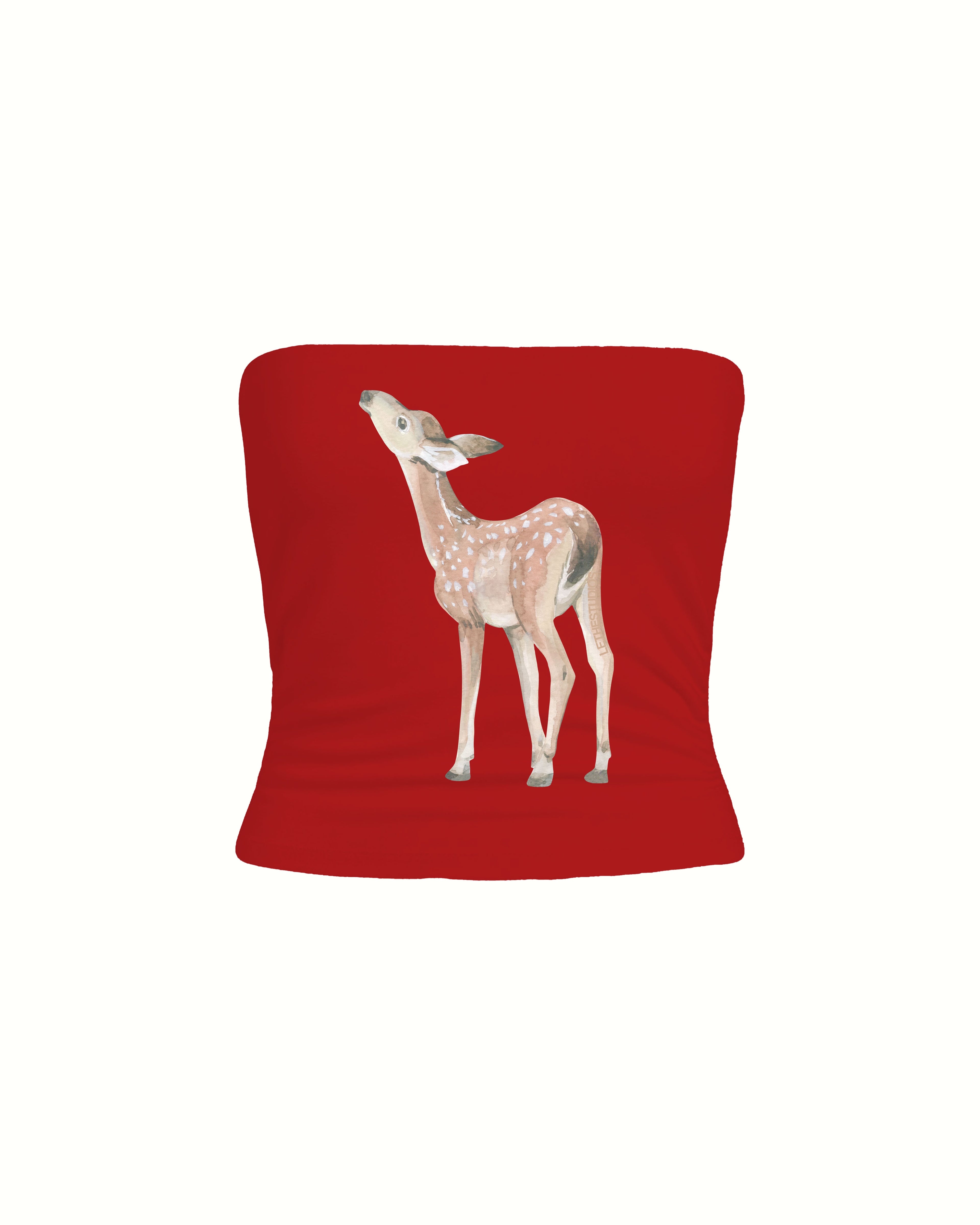 BLUSHED FAWN STRAPLEZ ÜST