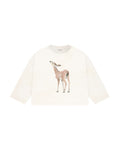 BLUSHED FAWN UZUN KOLLU T-SHIRT