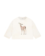 BLUSHED FAWN UZUN KOLLU T-SHIRT