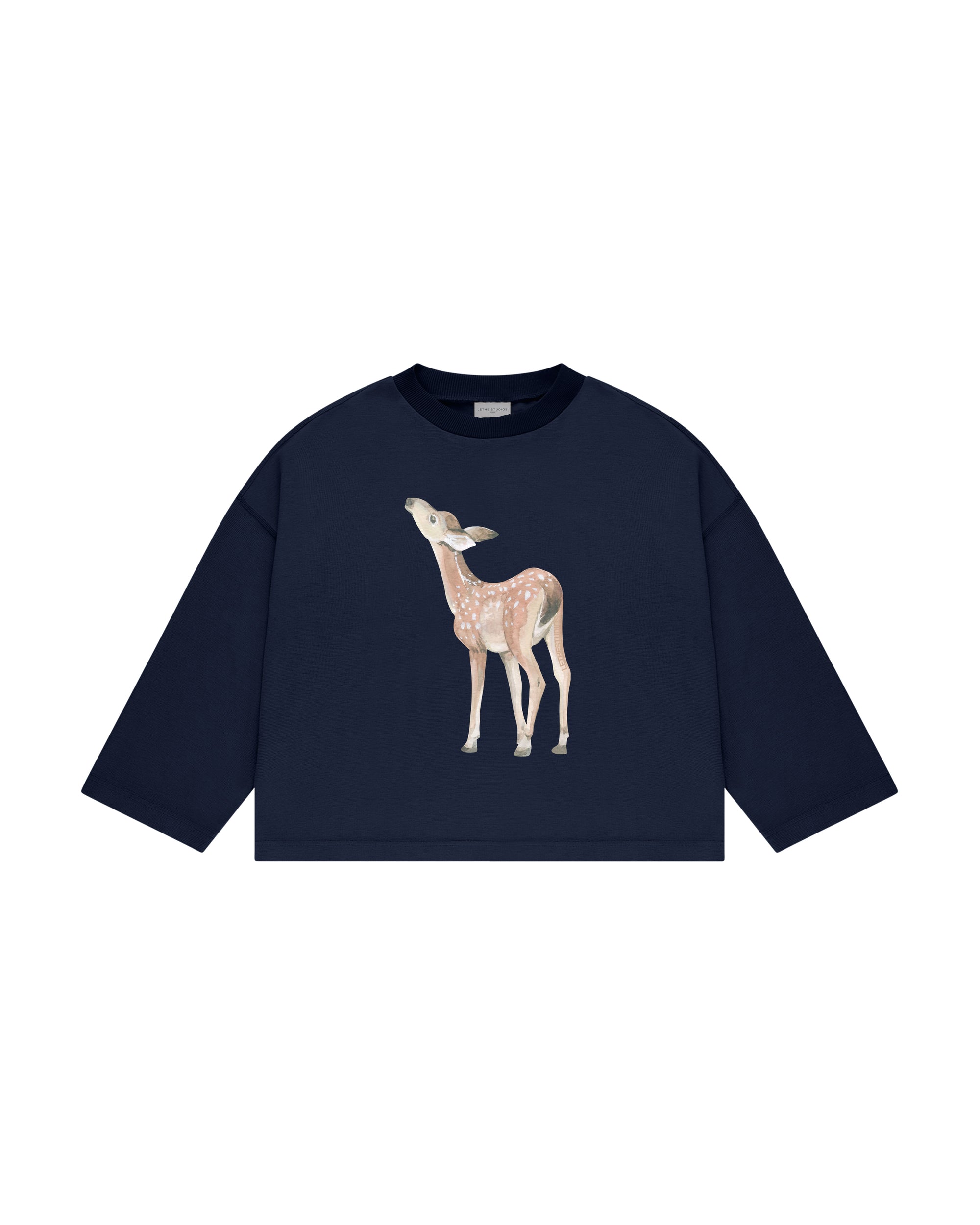 BLUSHED FAWN UZUN KOLLU T-SHIRT