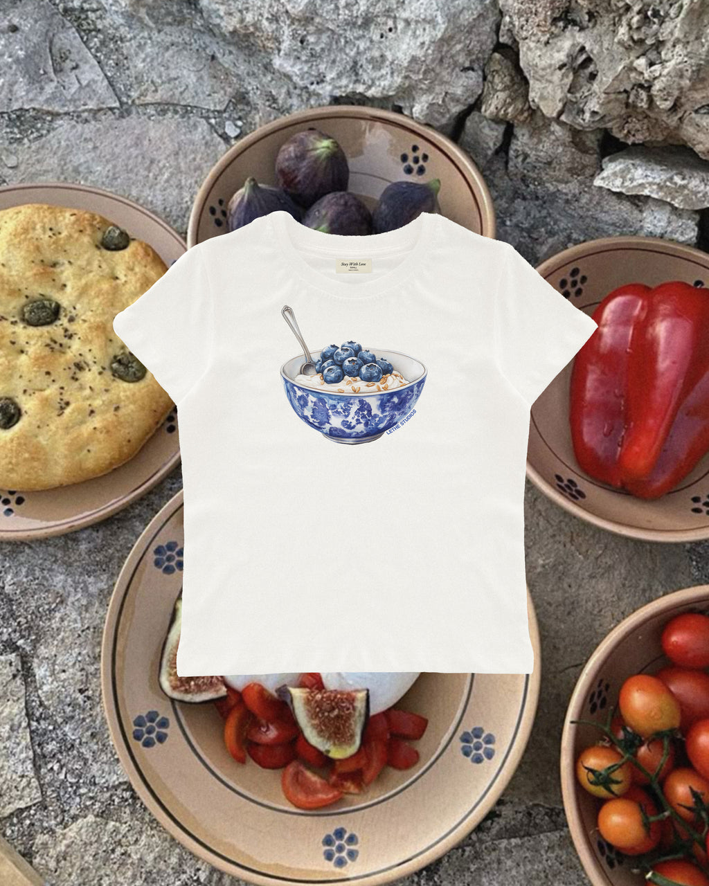 BREAKFAST BOWL BABY TEE