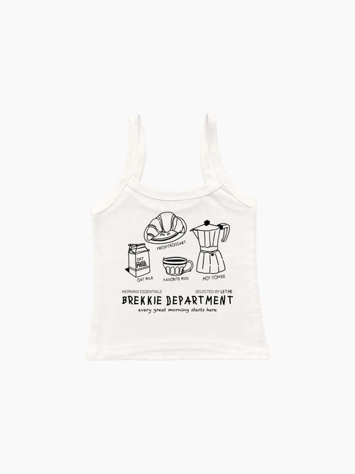 Brekkie Department Askılı Bluz - Ekru - Askılı Bluz - Lethe Studios