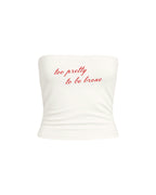 PILATES PRINCESS STRAPLESS TOP