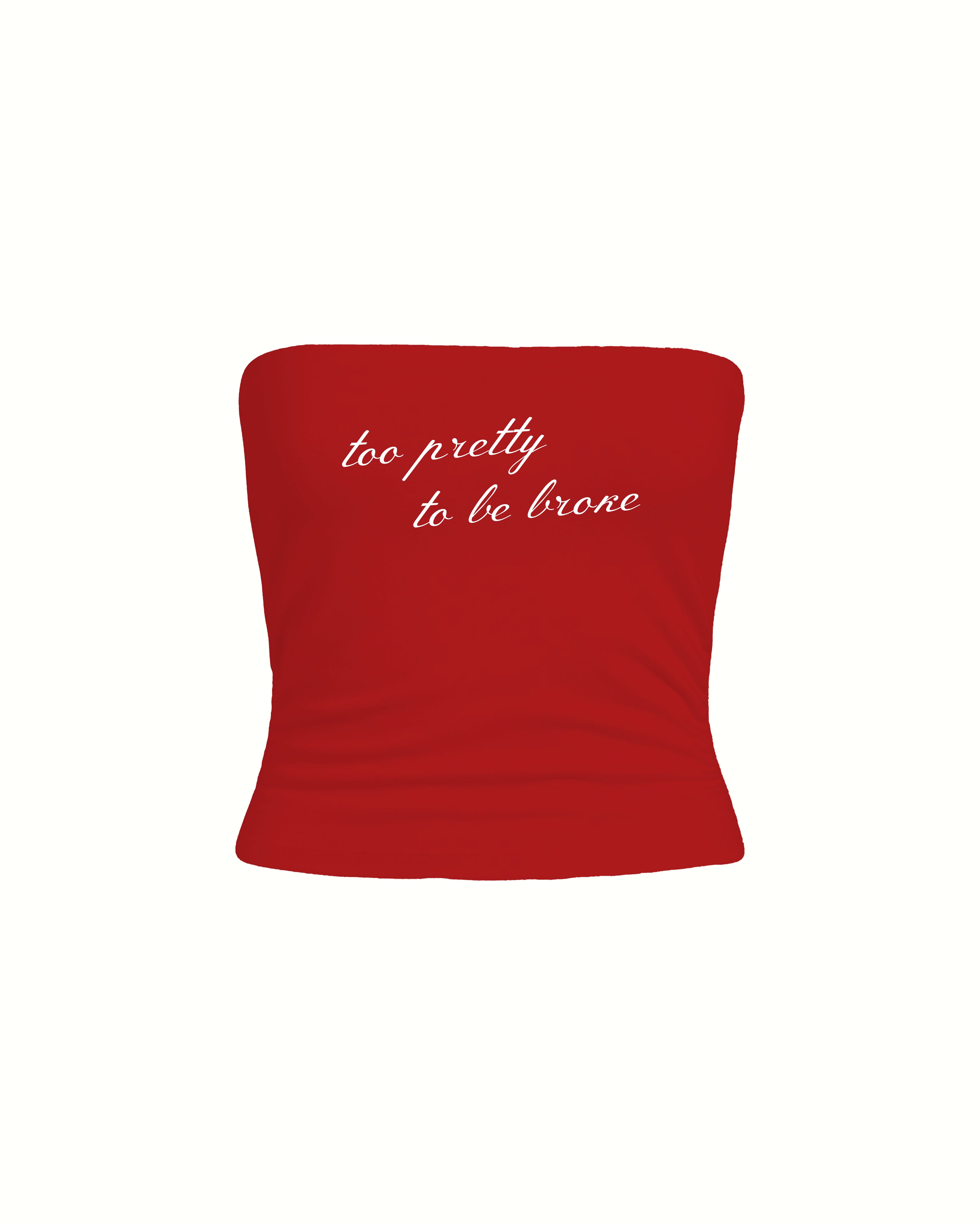 BROKE TUBE TOP