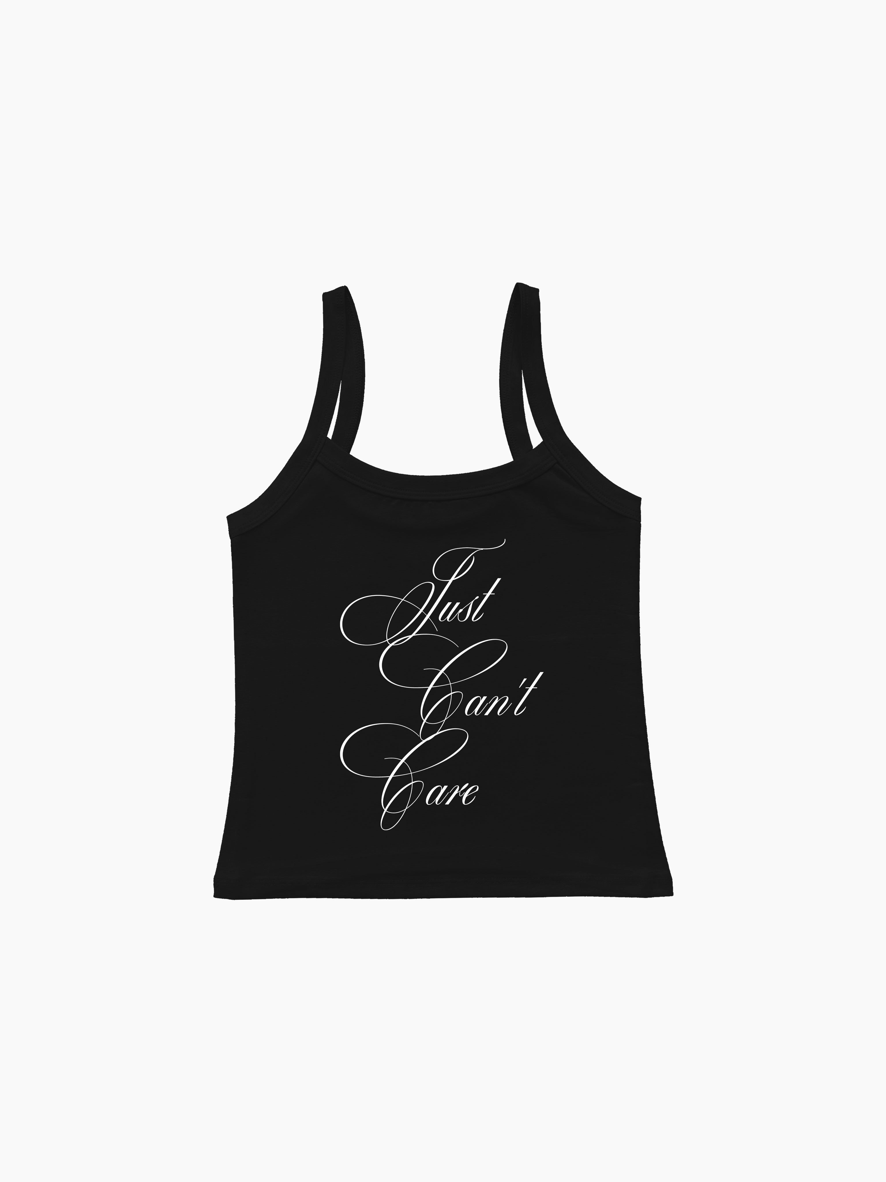 Can't Care Askılı Bluz - Siyah - Askılı Bluz - Lethe Studios