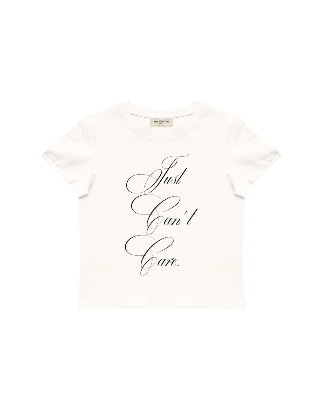 CAN'T CARE BABY TEE