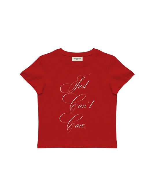 CAN'T CARE BABY TEE