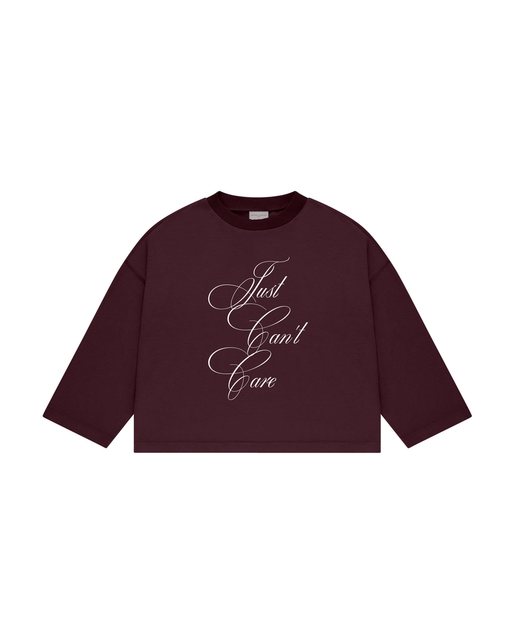 CAN'T CARE LONG-SLEEVED T-SHIRT