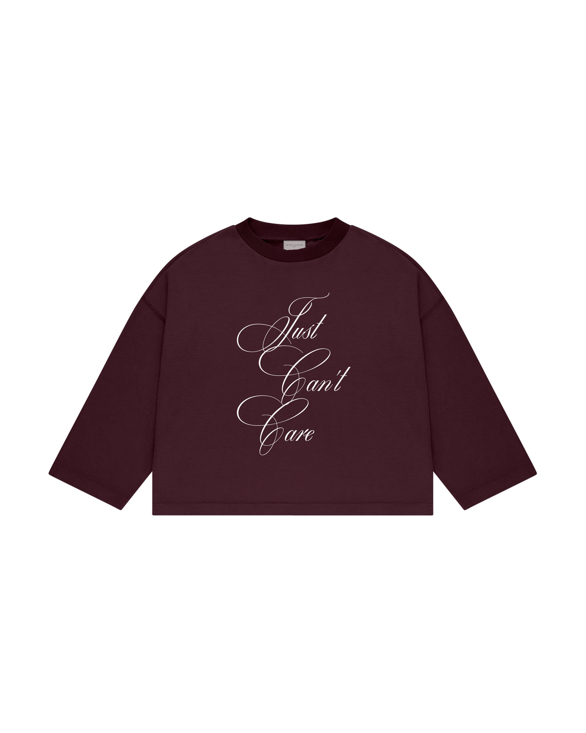 CAN'T CARE LONG-SLEEVED T-SHIRT