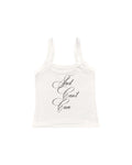 CAN'T CARE TANK TOP ASKILI BLUZ - Ekru - Askılı Bluz - Lethe Studios