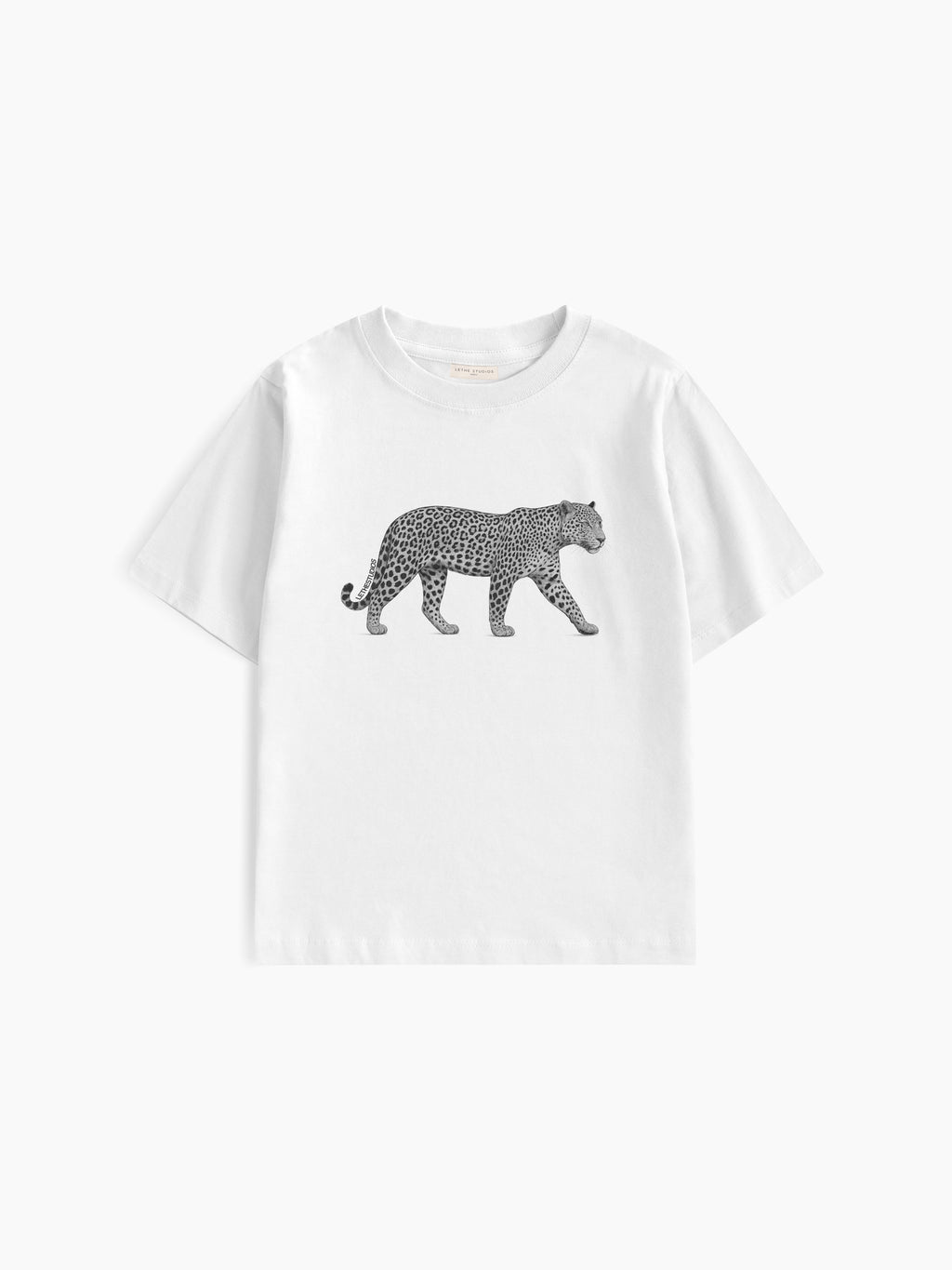 Cheetah Baby Tee - Ekru - Baby Tee - Lethe Studios