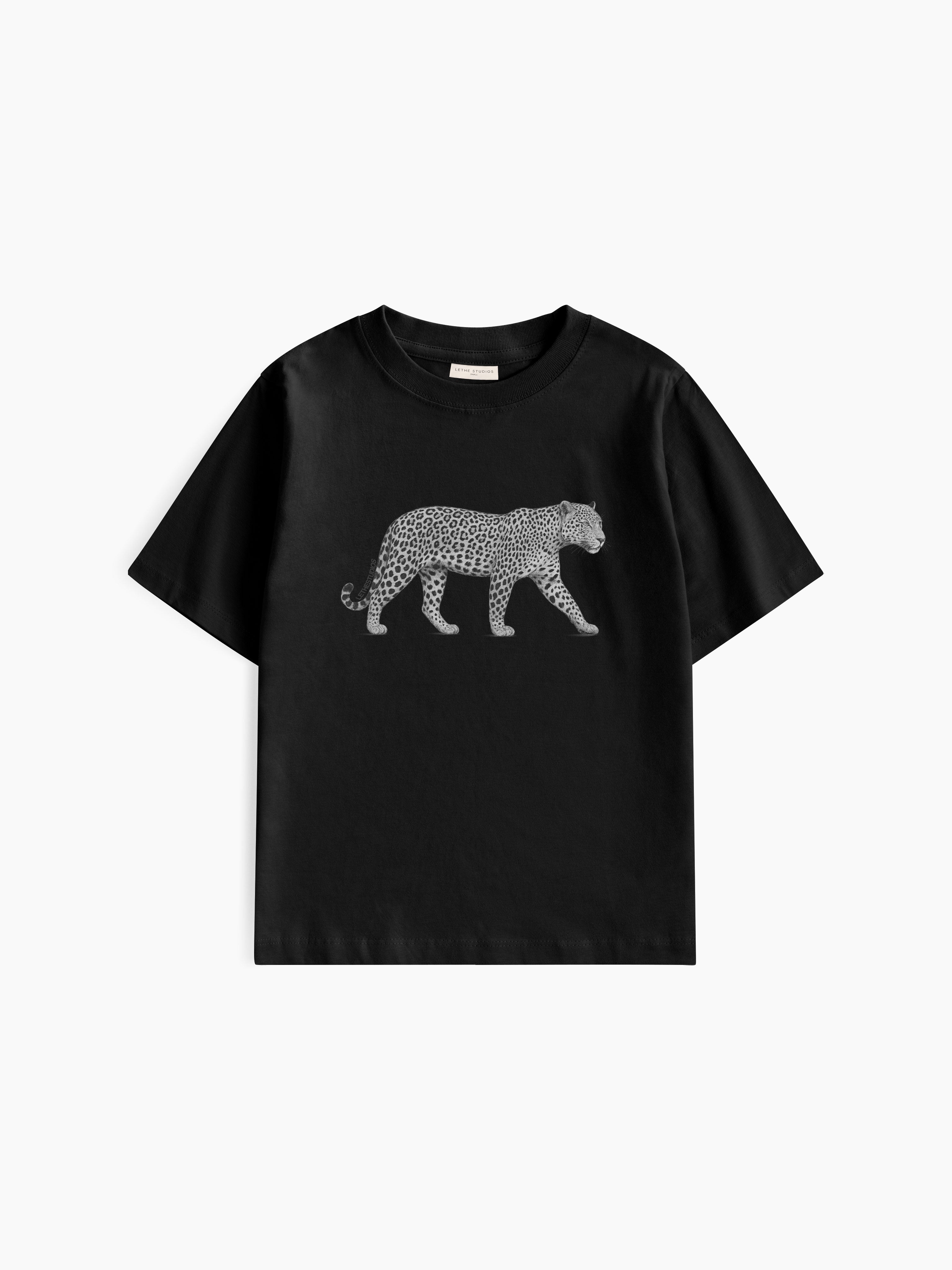 Cheetah Baby Tee - Siyah - Baby Tee - Lethe Studios