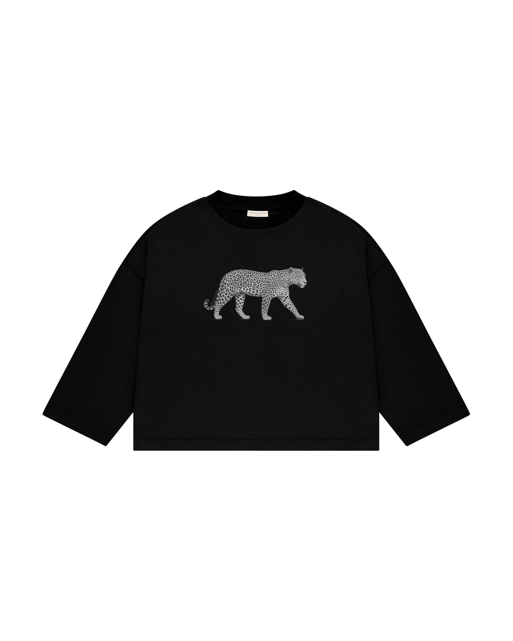 Cheetah Uzun Kollu T-Shirt - Siyah - Uzun Kollu T-Shirt - Lethe Studios