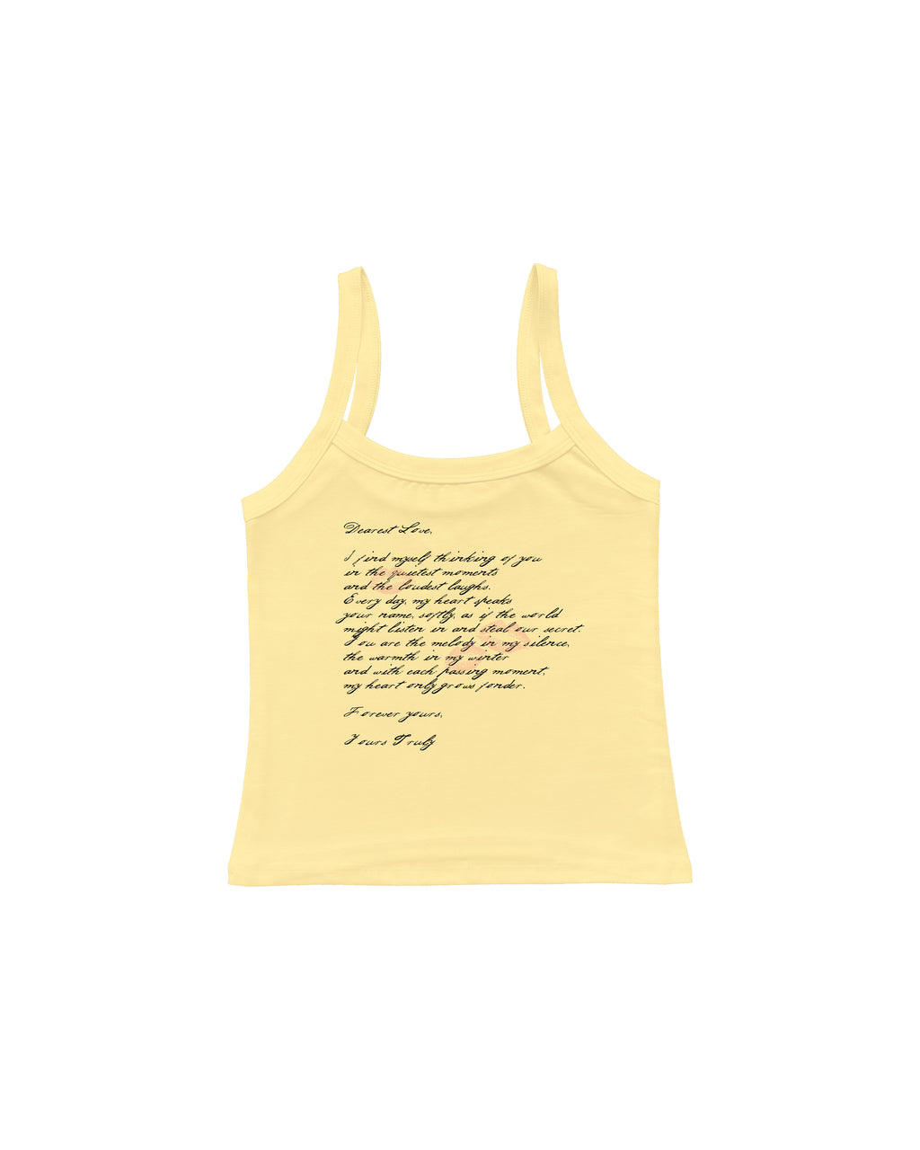 CHER AMOUR TANK TOP
