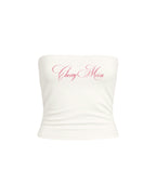 CHERRY MOON STRAPLESS TOP