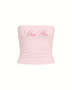 CHERRY MOON STRAPLESS TOP