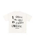 Choose You T-Shirt - Ekru - Boxy Fit - Lethe Studios