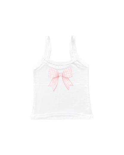 COQUETTE RIBBON TANK TOP
