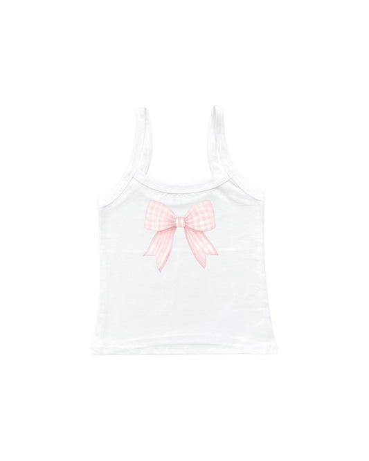 COQUETTE RIBBON TANK TOP