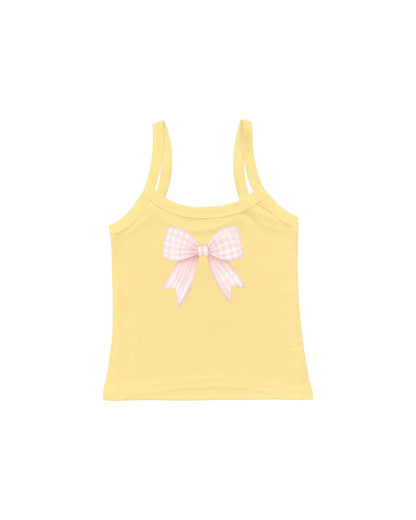 COQUETTE RIBBON TANK TOP