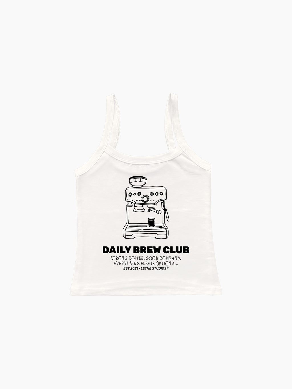 Daily Brew Club Askılı Bluz - Ekru - Askılı Bluz - Lethe Studios
