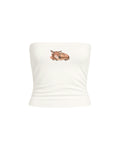 DEER STRAPLESS TOP