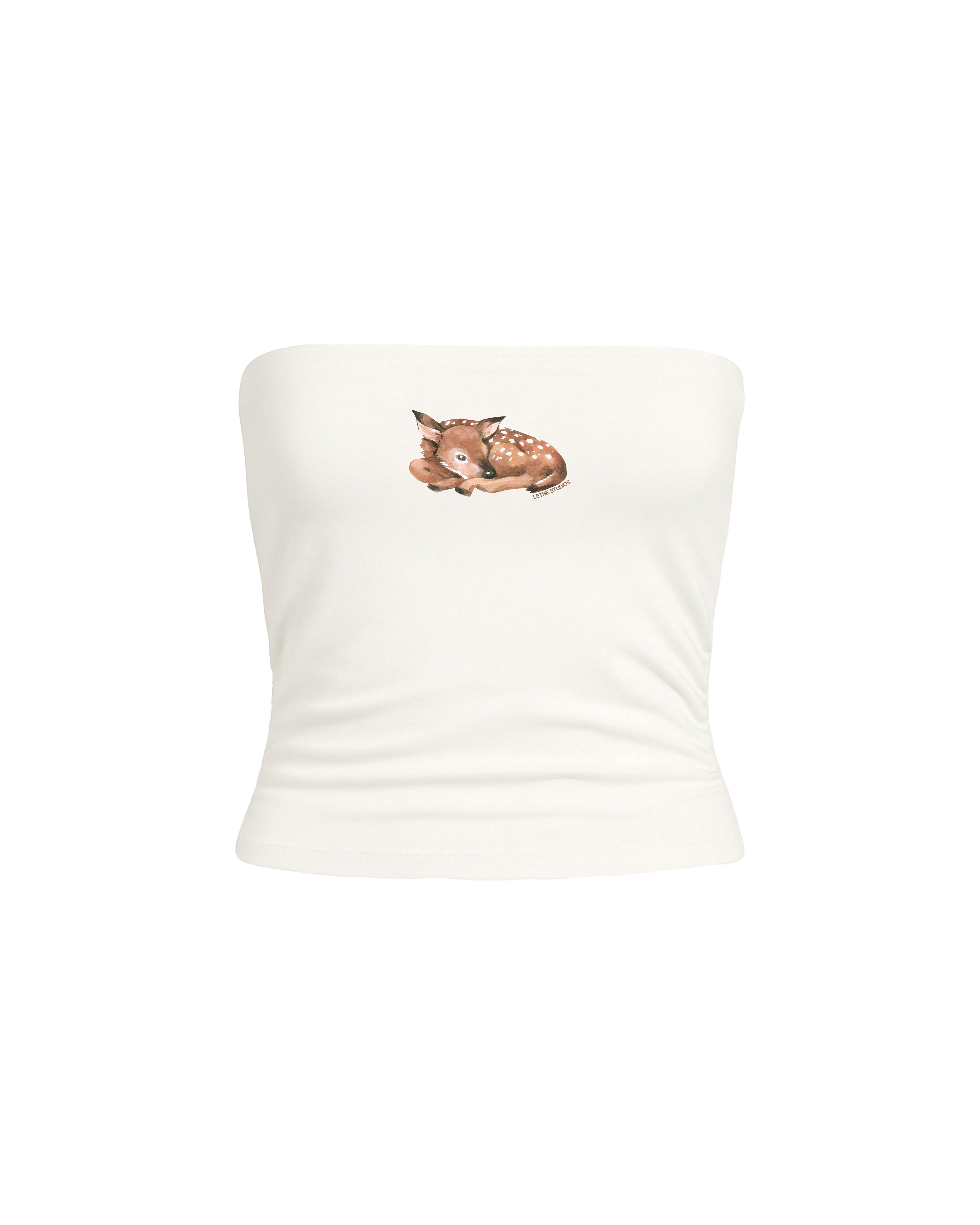 DEER STRAPLESS TOP